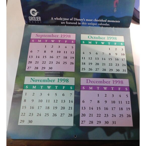 Disney's Magic Moments A 1999 Calendar and Children's Activity Booklet - Picture 5 of 6